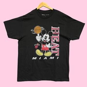 Disney X Miami Heat Mickey Mouse Basketball Tee L